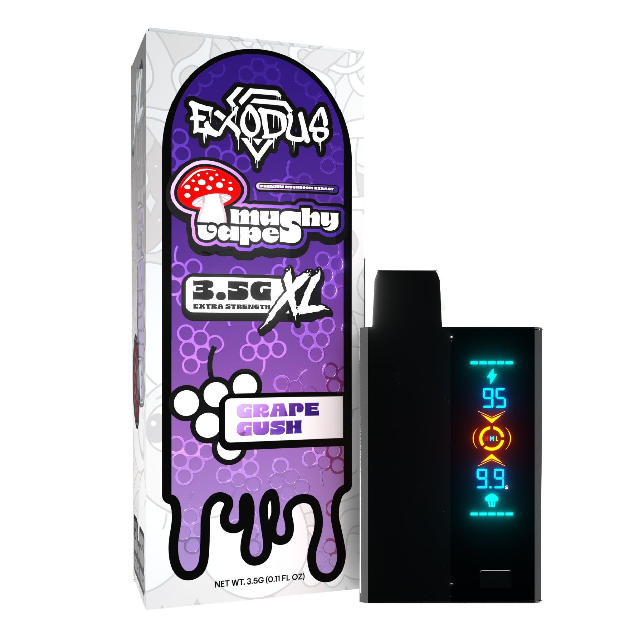 Exodus Mushy Premium Mushroom XL Device - 3500mg - Image 2