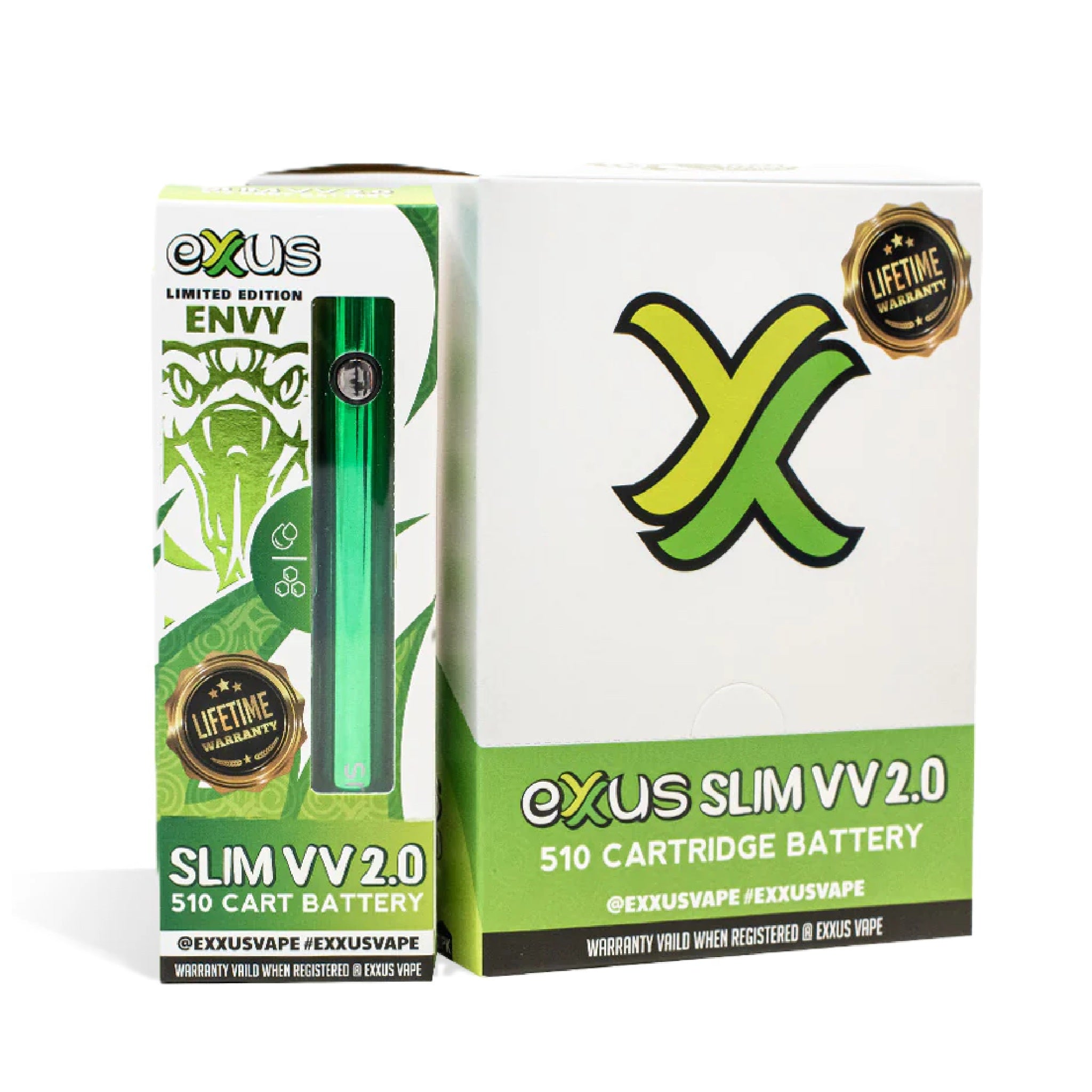 Exxus Limited Edition Envy Slim VV 2.0 510 Power Unit - Image 3