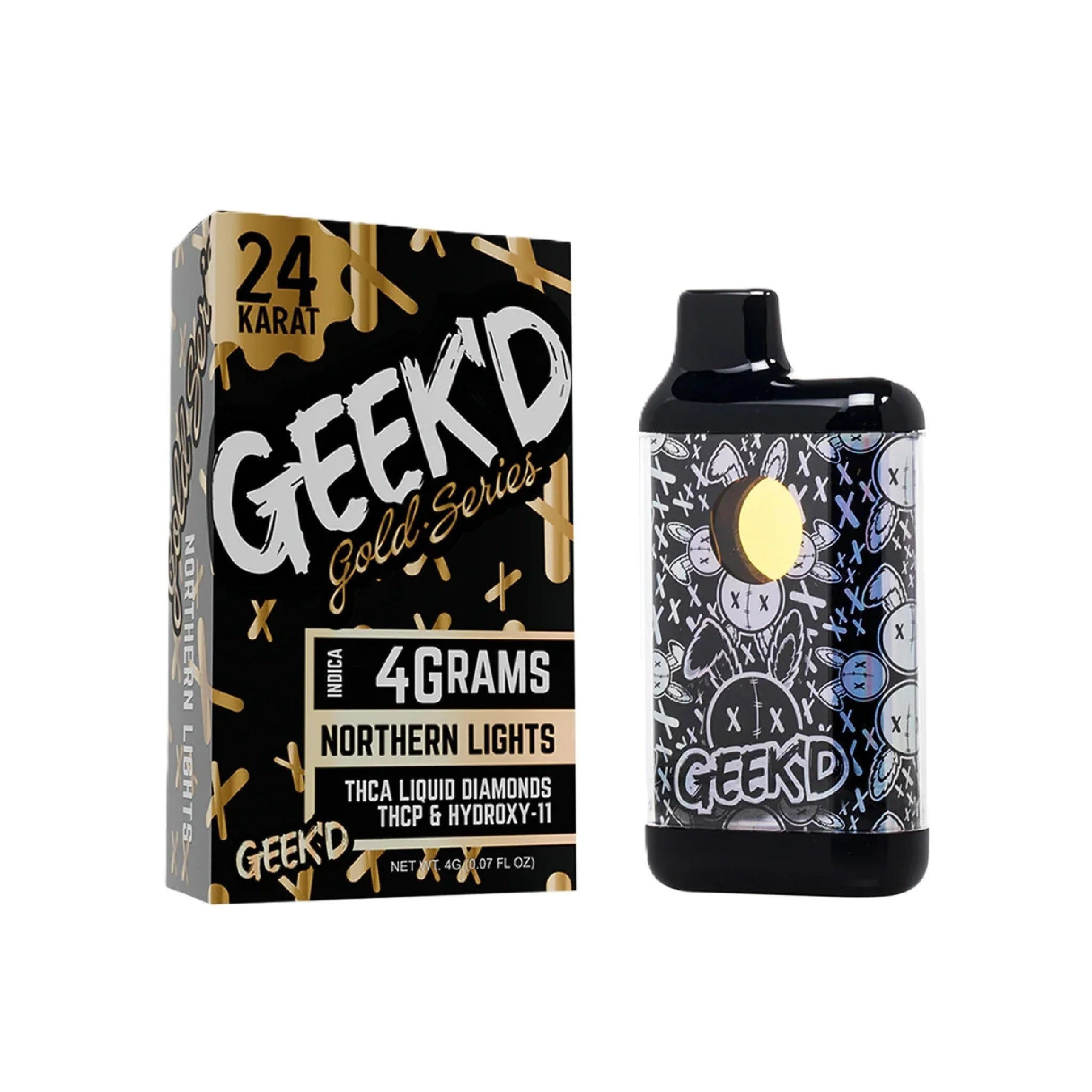 Geekd 24K Gold Series Device - 4000mg - Image 6