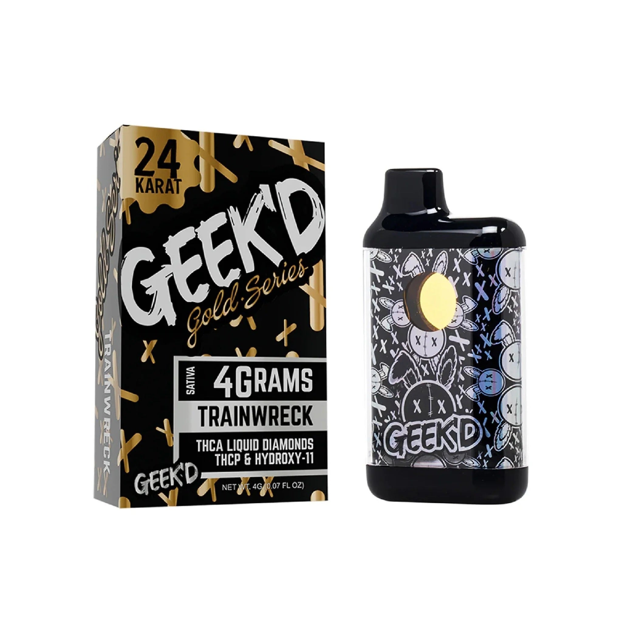 Geekd 24K Gold Series Device - 4000mg - Image 5