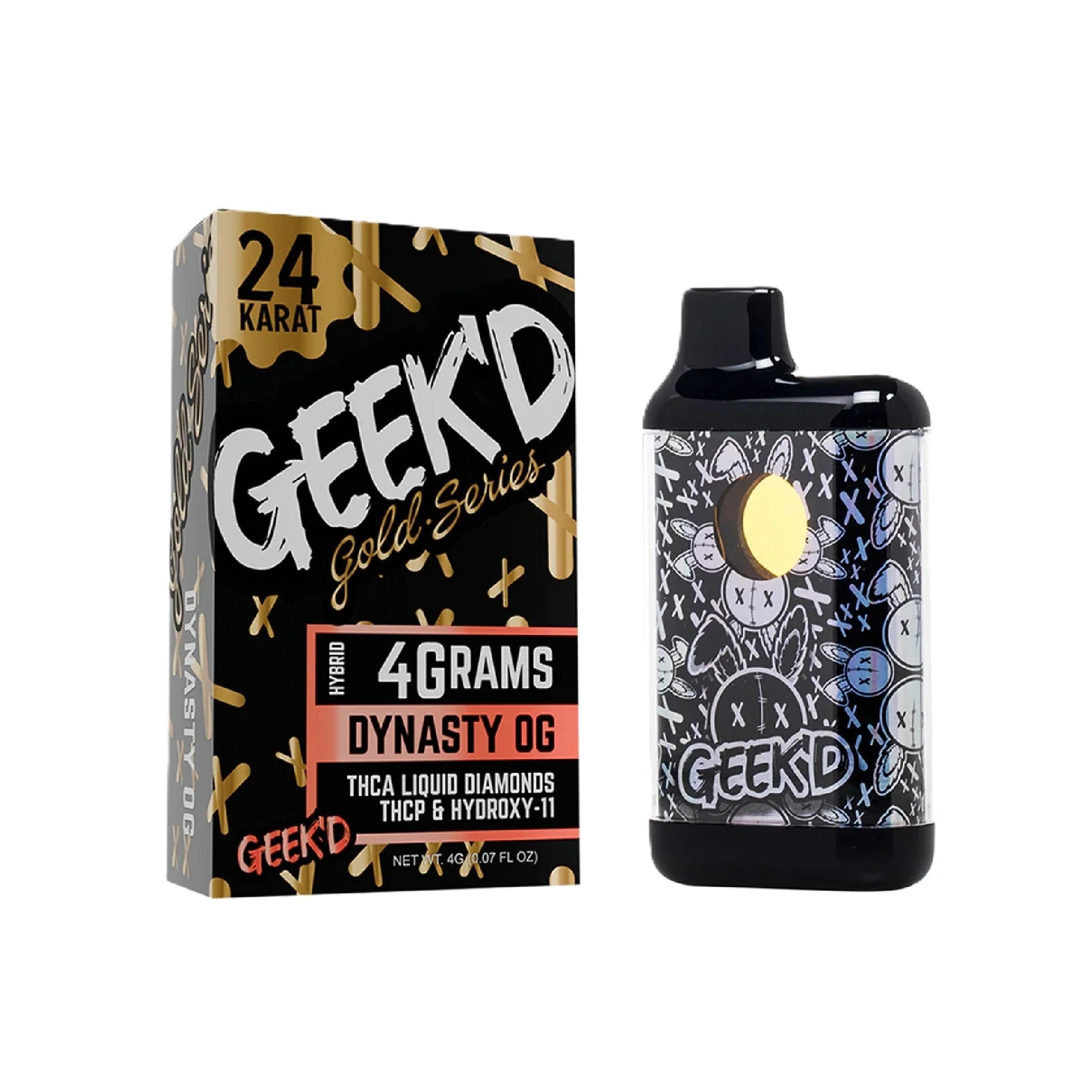 Geekd 24K Gold Series Device - 4000mg - Image 4