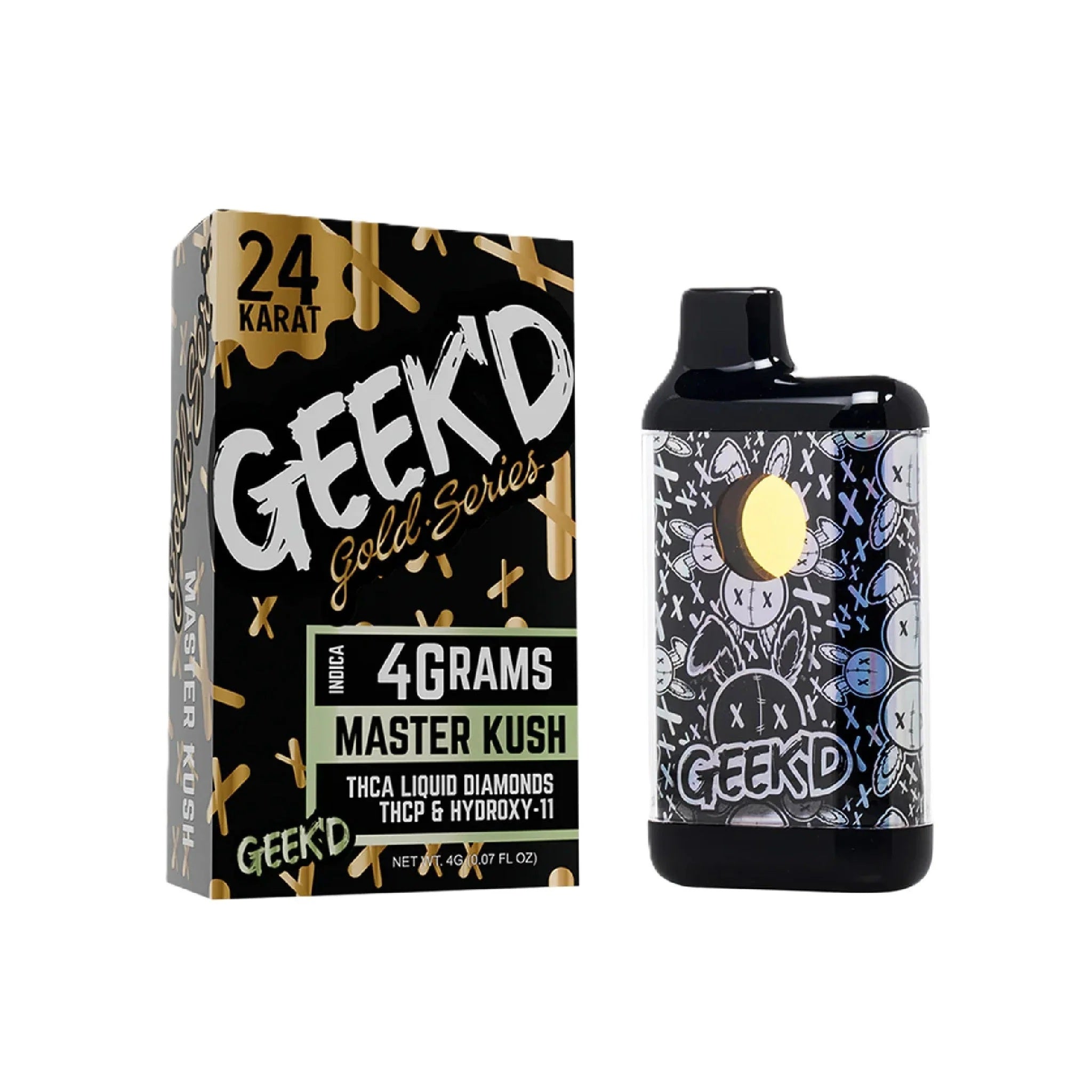 Geekd 24K Gold Series Device - 4000mg - Image 3