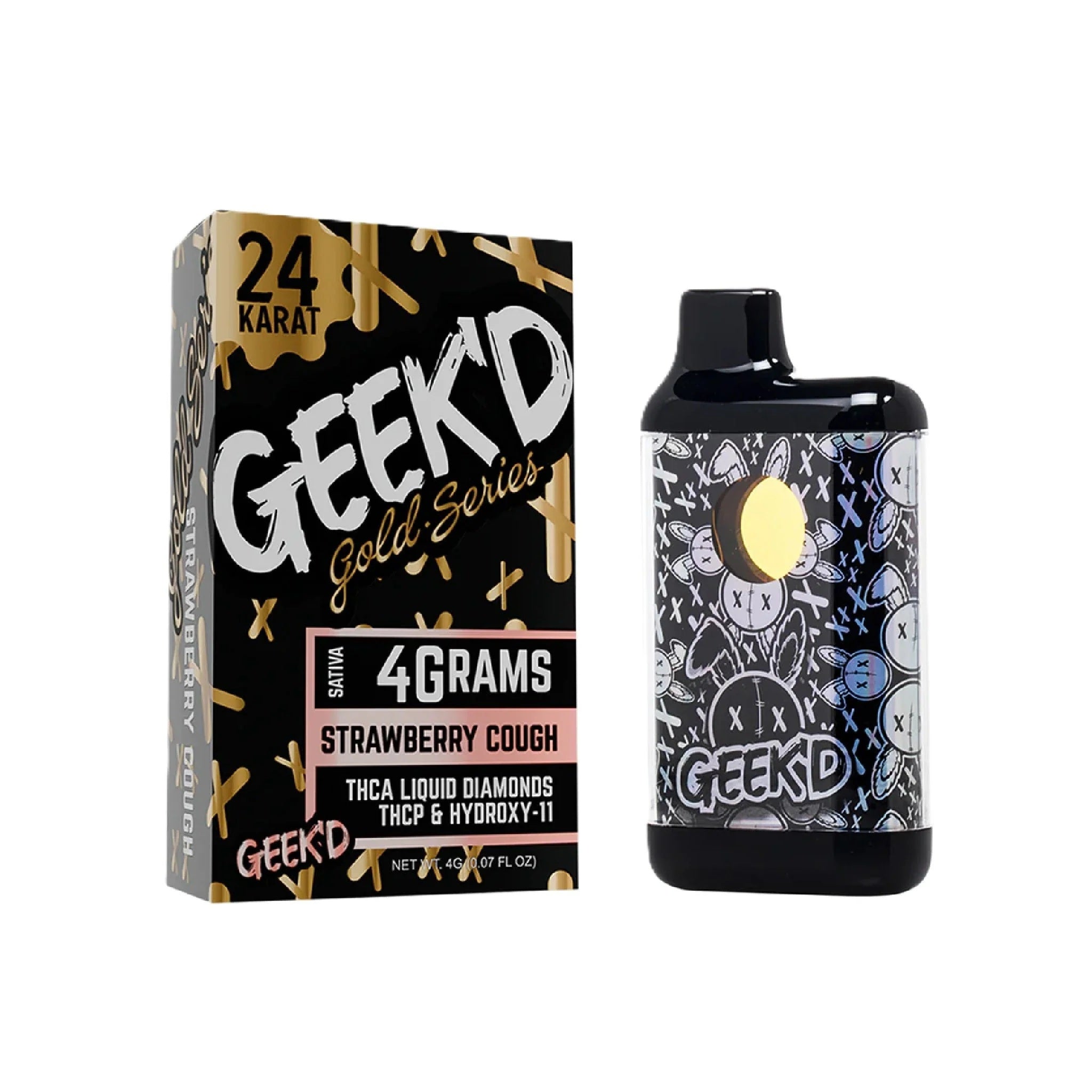 Geekd 24K Gold Series Device - 4000mg - Image 2
