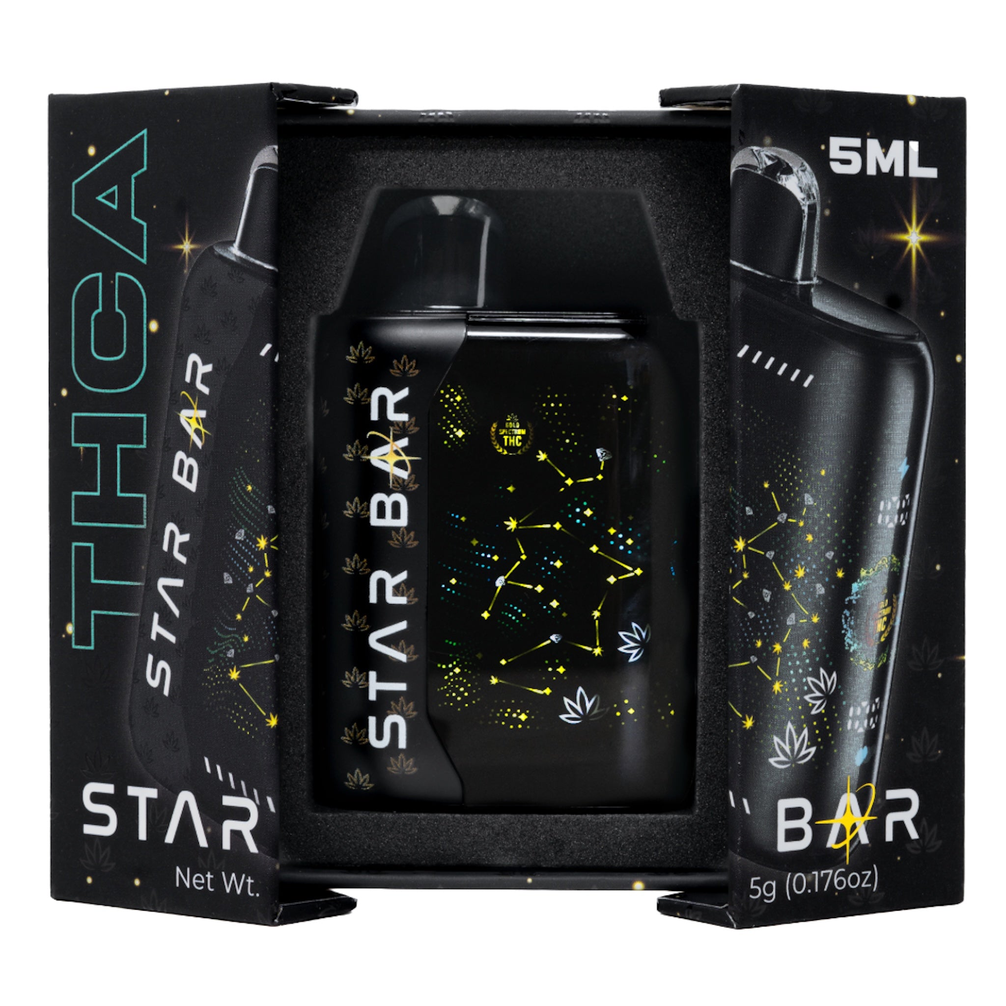 Gold Spectrum Star Bar THC-A Device - 5000mg - Image 2