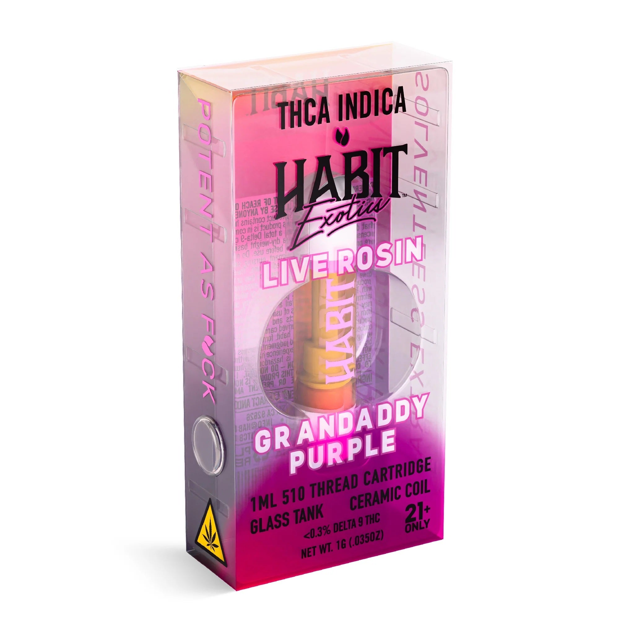 Habit Exotics THC-A Live Rosin Device - 1000mg - Image 4