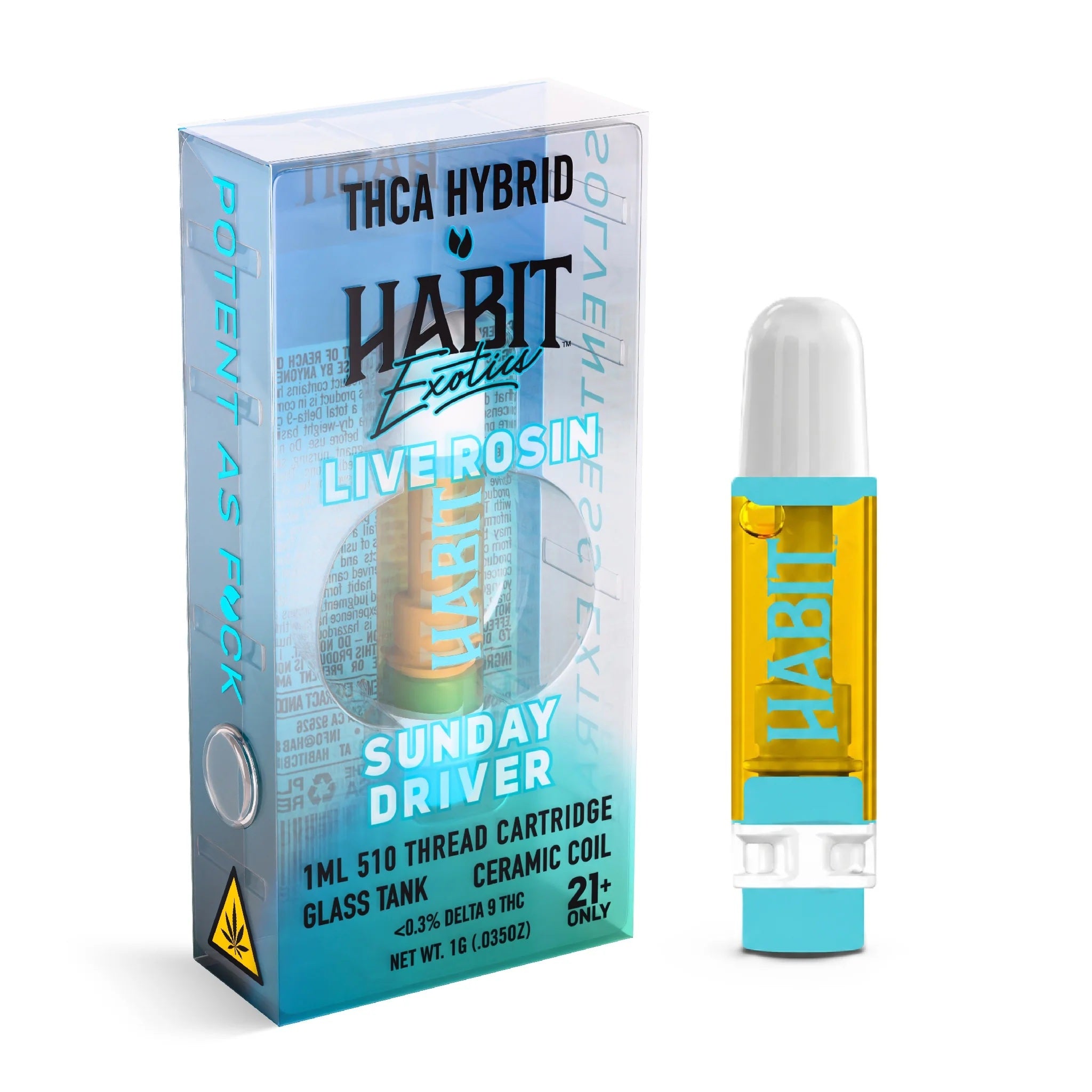 Habit Exotics THC-A Live Rosin Device - 1000mg - Image 2
