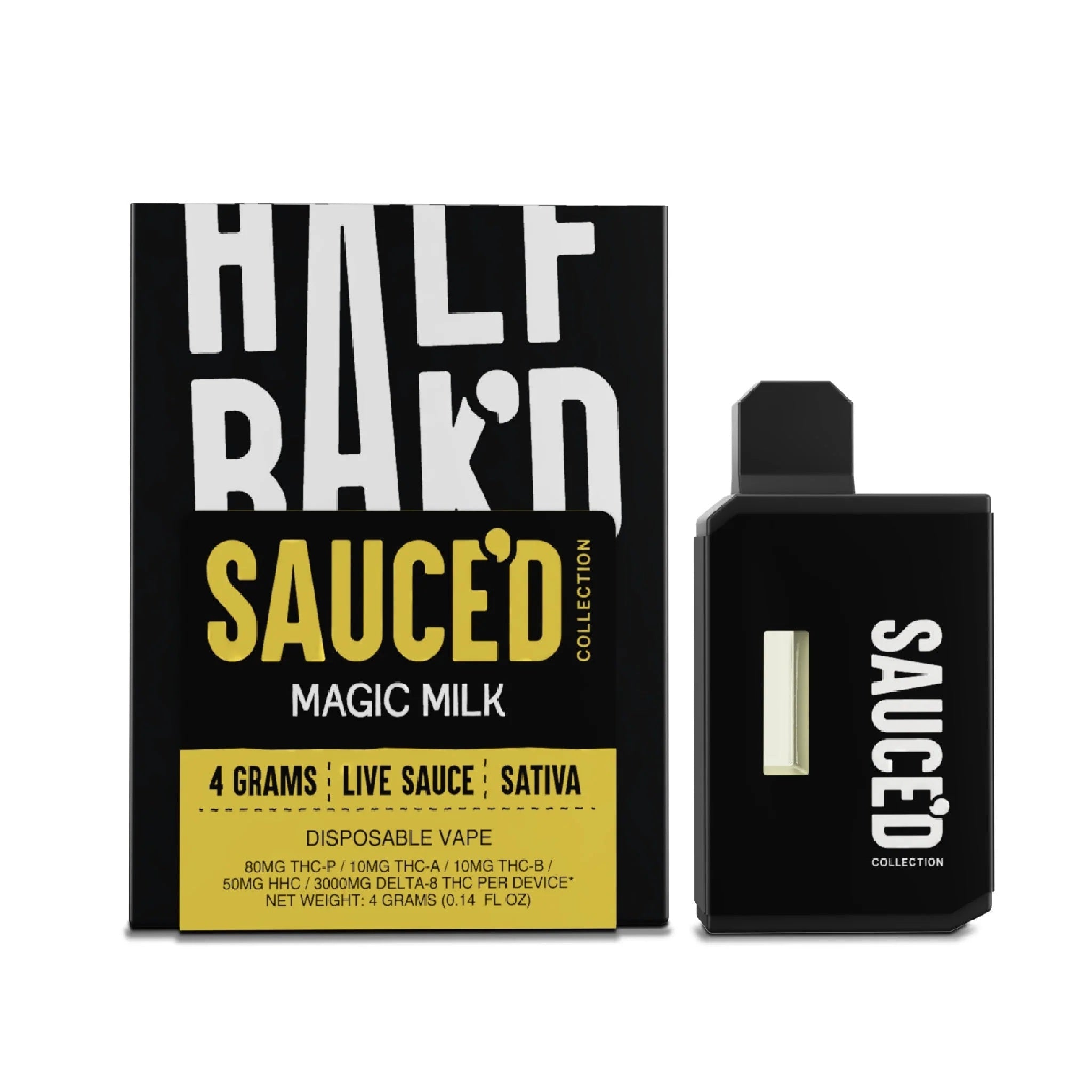Half Bakd Live Resin THC Sauced Device - 4000mg - Image 8