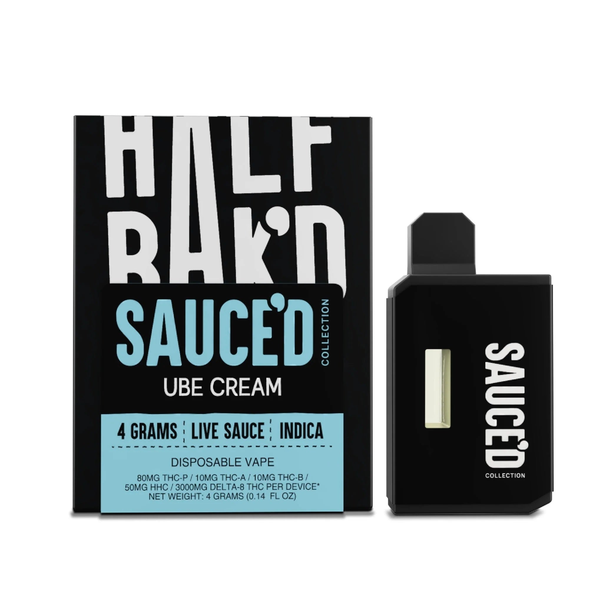 Half Bakd Live Resin THC Sauced Device - 4000mg - Image 6
