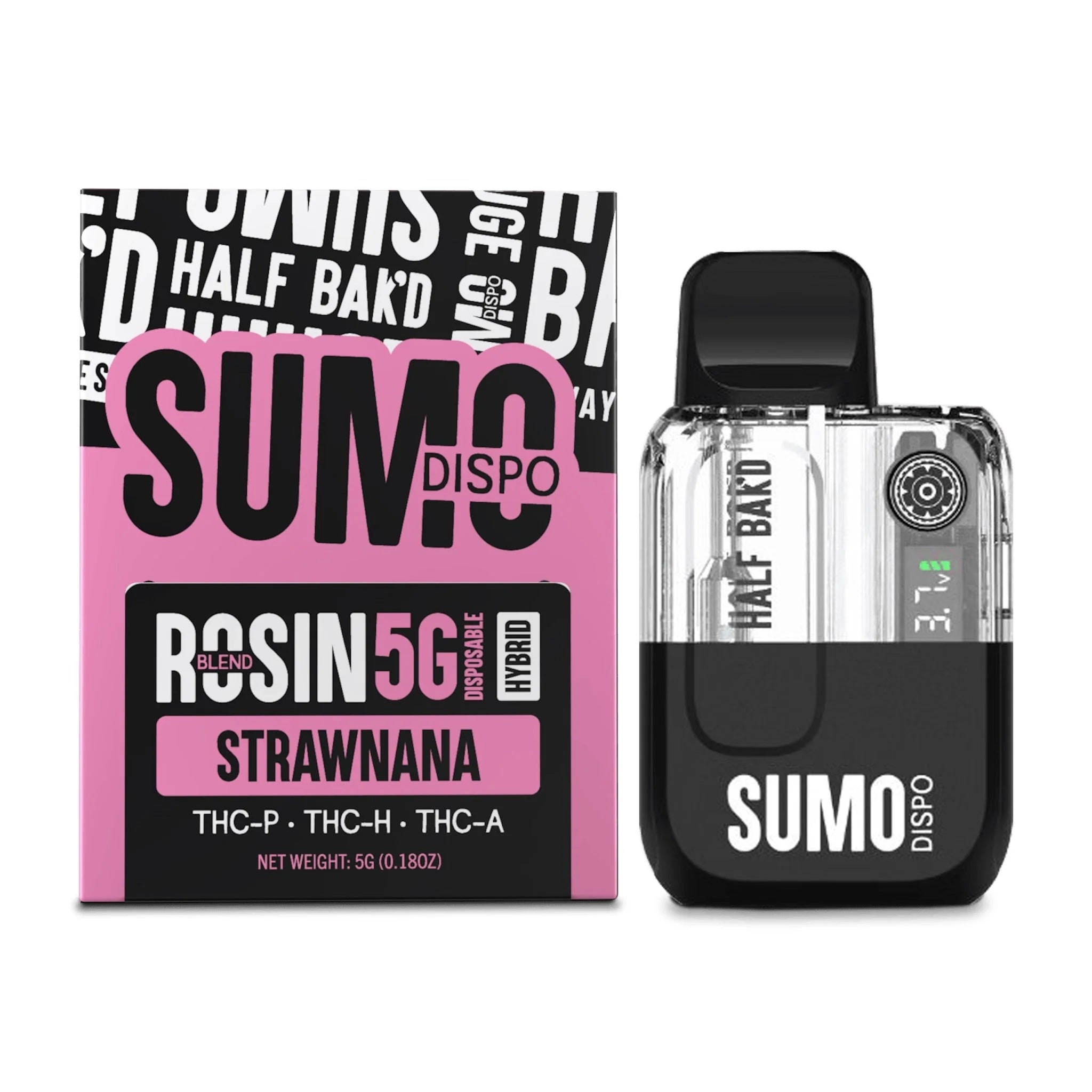 Half Bakd Rosin Blend Sumo Device - 5000mg - Image 5