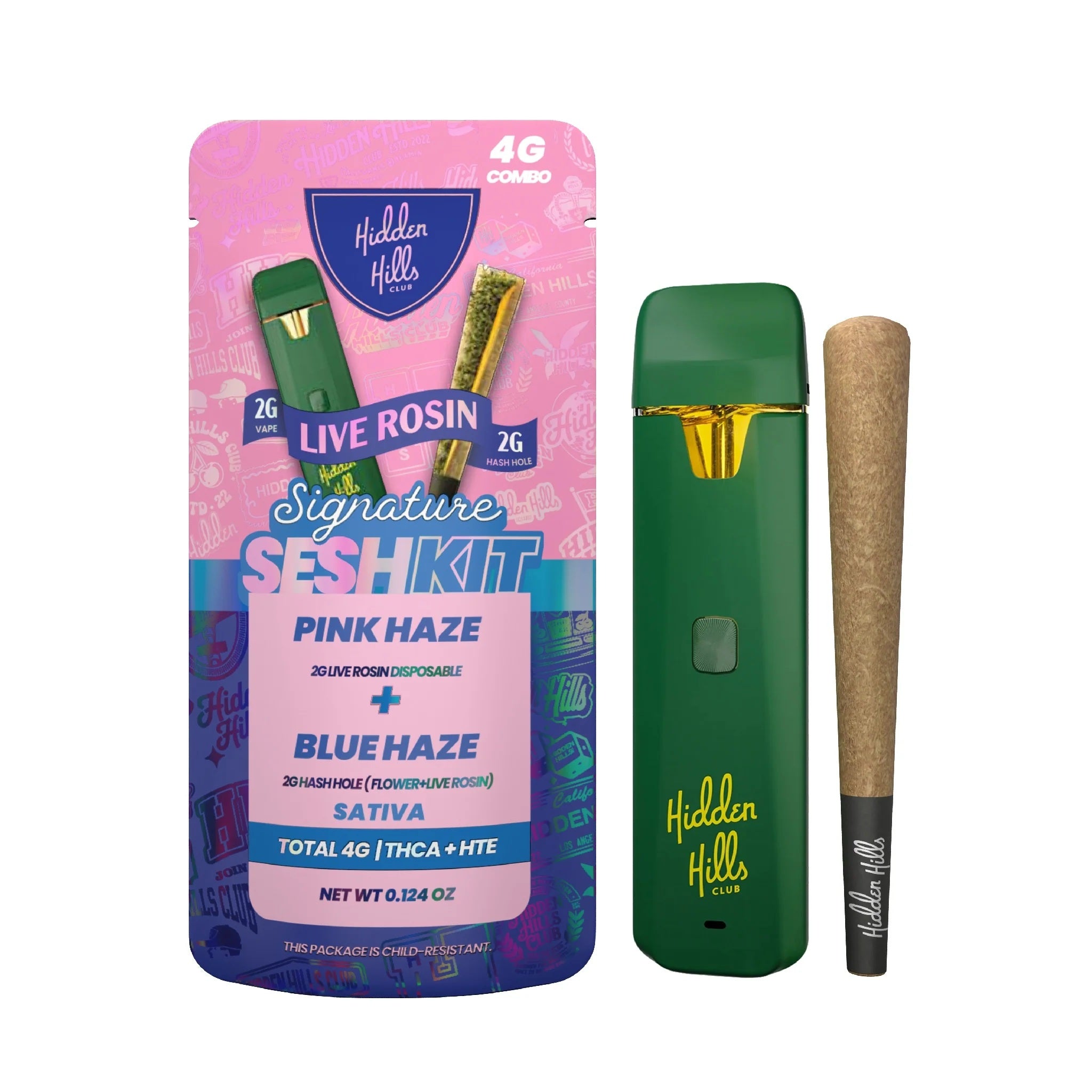 Hidden Hills 4G Live Rosin Signature Seshkit (Device + Hash Hole) - Image 6