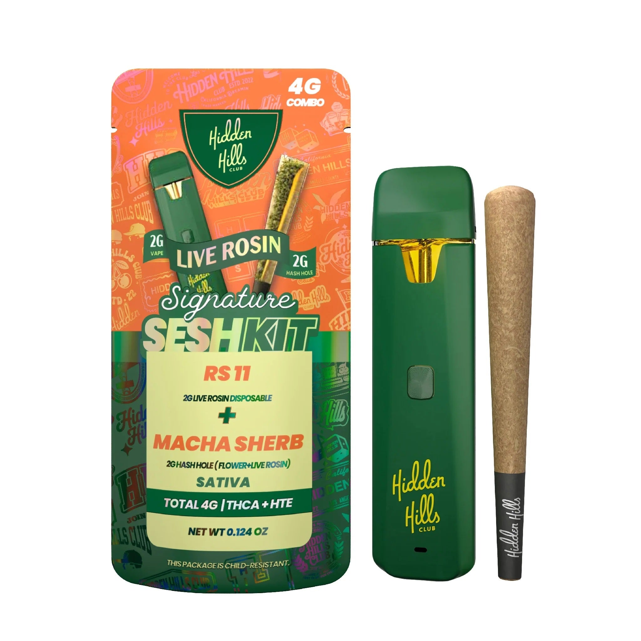 Hidden Hills 4G Live Rosin Signature Seshkit (Device + Hash Hole) - Image 5