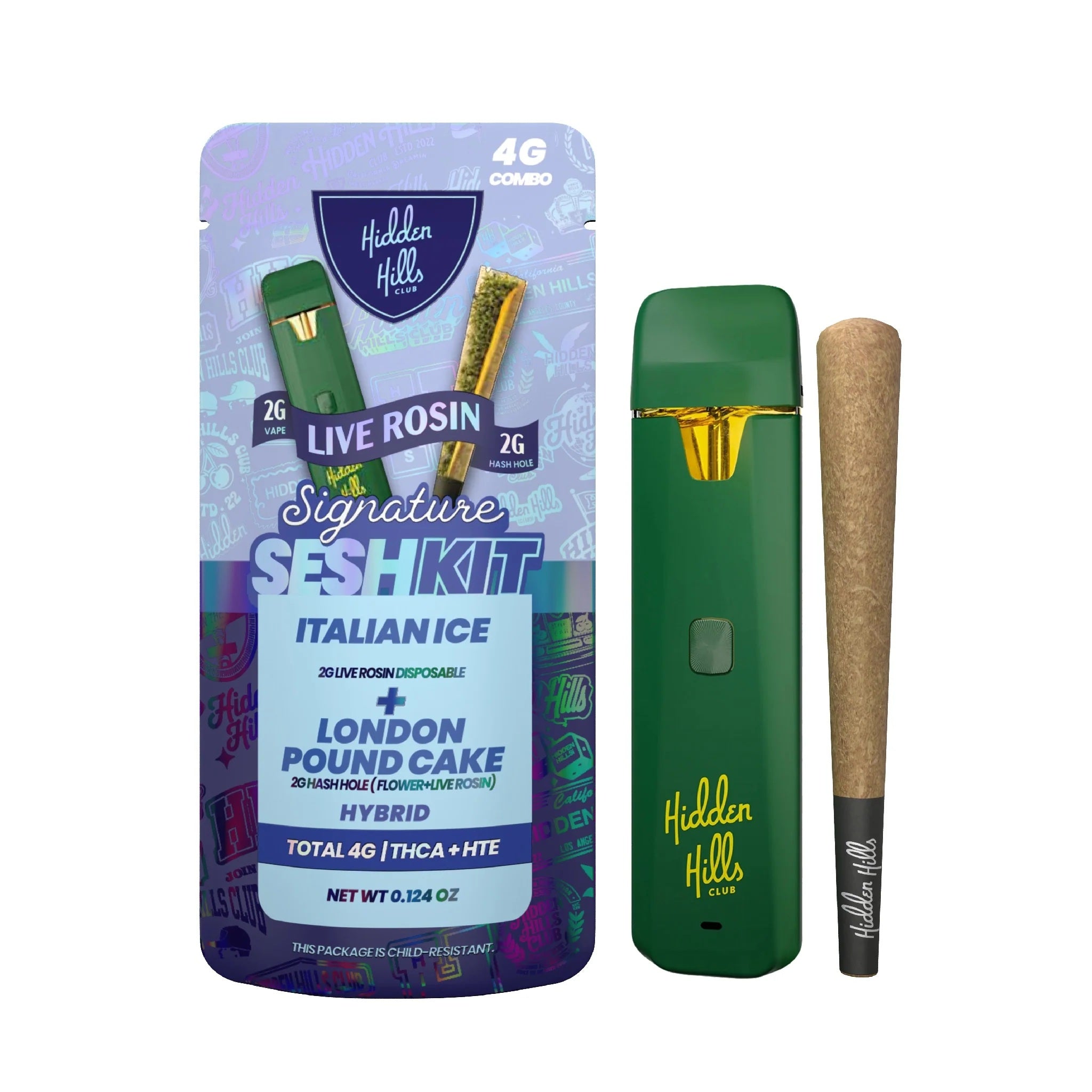 Hidden Hills 4G Live Rosin Signature Seshkit (Device + Hash Hole) - Image 3