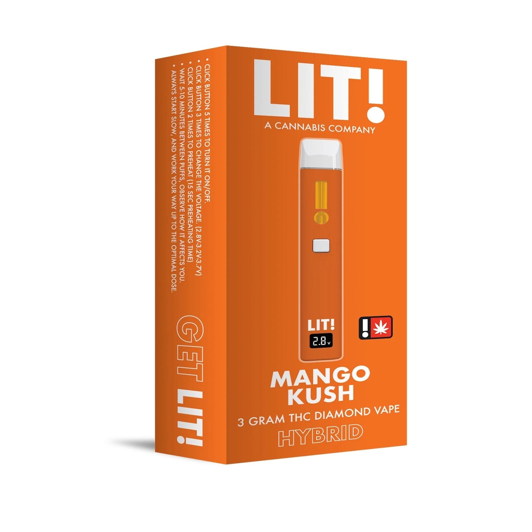 Lit! THC-A Liquid Diamonds Device - 3000mg - Image 6