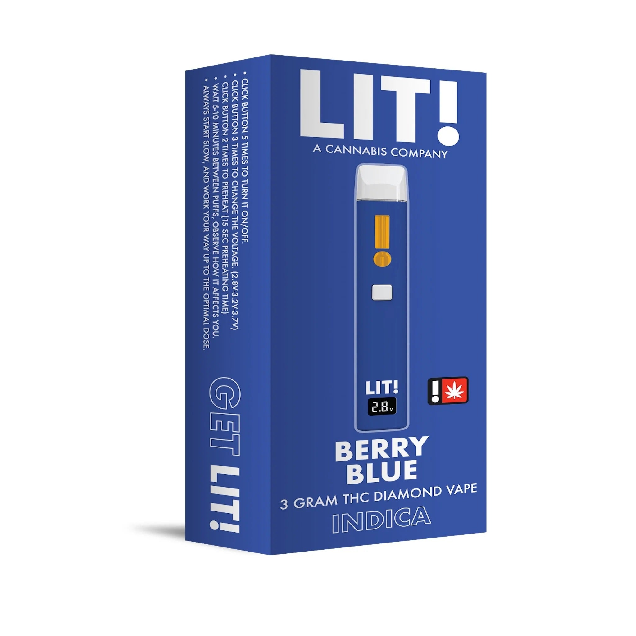 Lit! THC-A Liquid Diamonds Device - 3000mg - Image 3