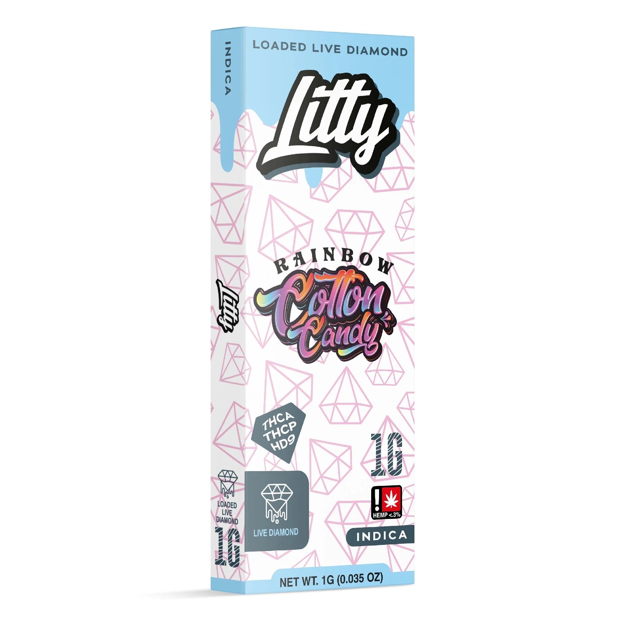 Litty Loaded Live Diamond THC-A + THC-P Device - 1000mg - Image 9