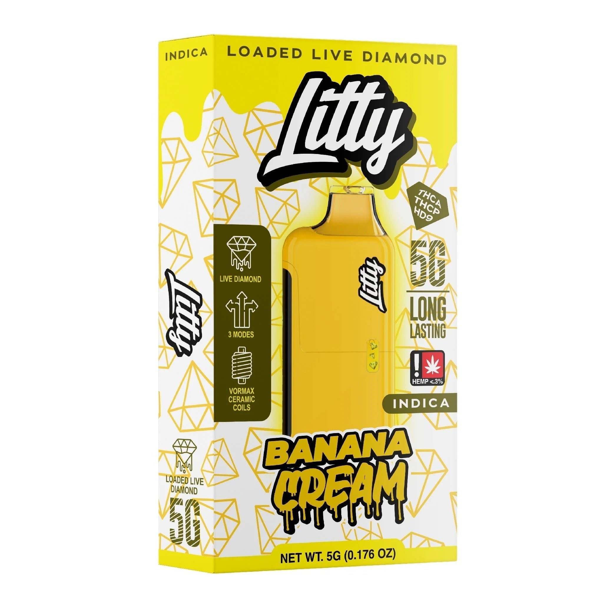 Litty THC-A Liquid Diamond Device - 5000mg - Image 5