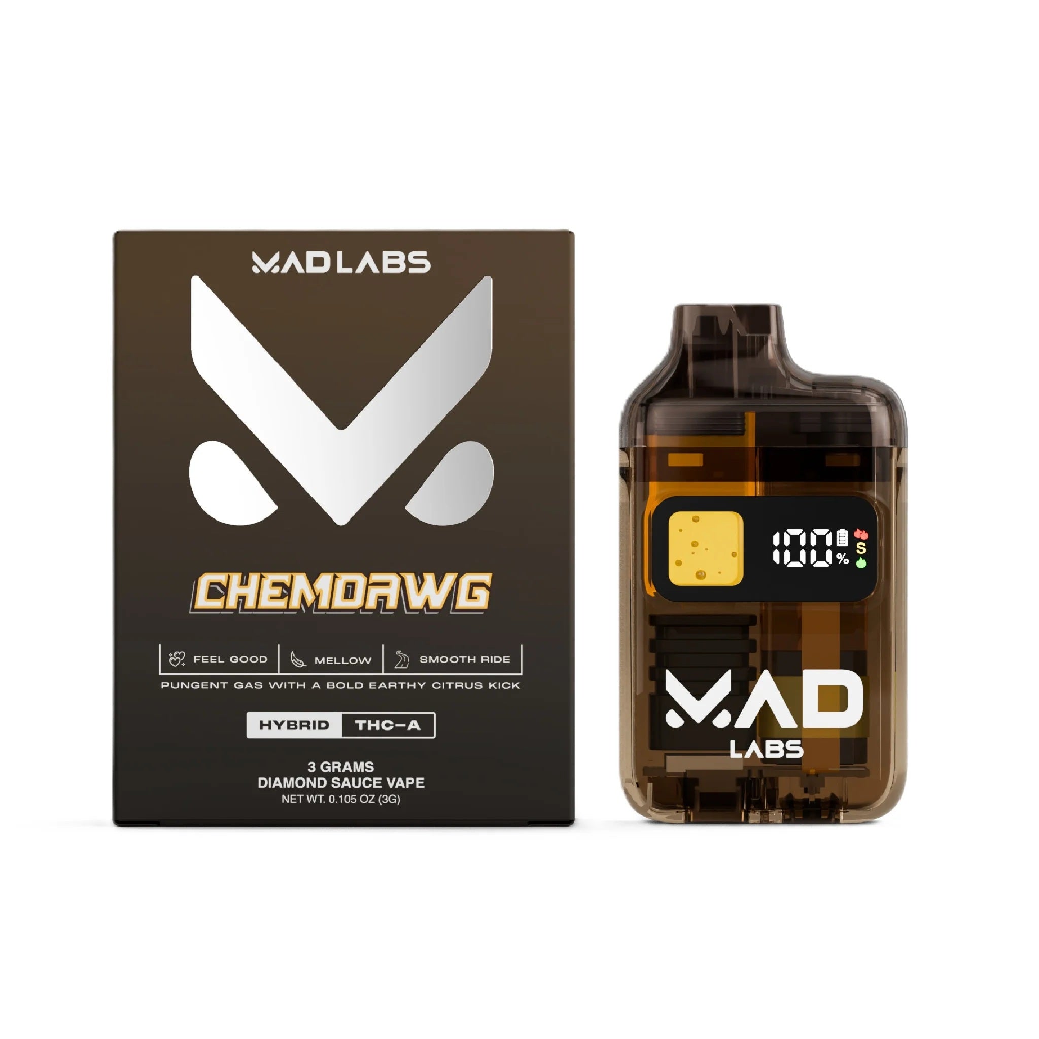 MAD Labs Diamond Sauce THC-A Device - 3000mg - Image 5