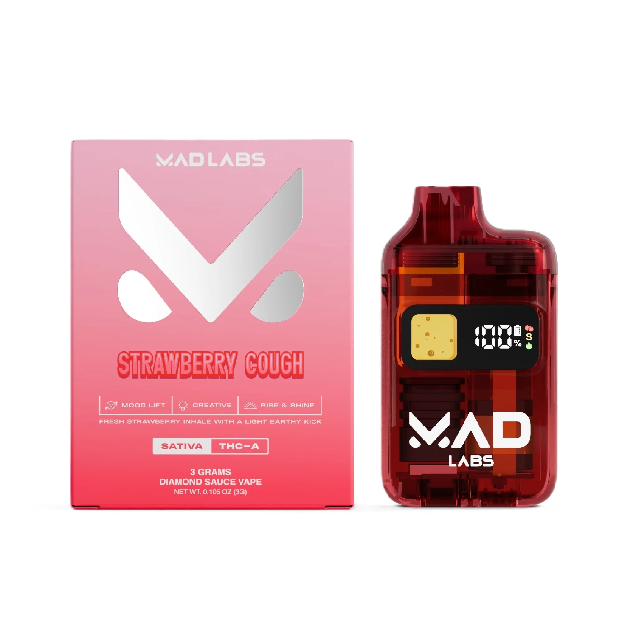 MAD Labs Diamond Sauce THC-A Device - 3000mg - Image 4