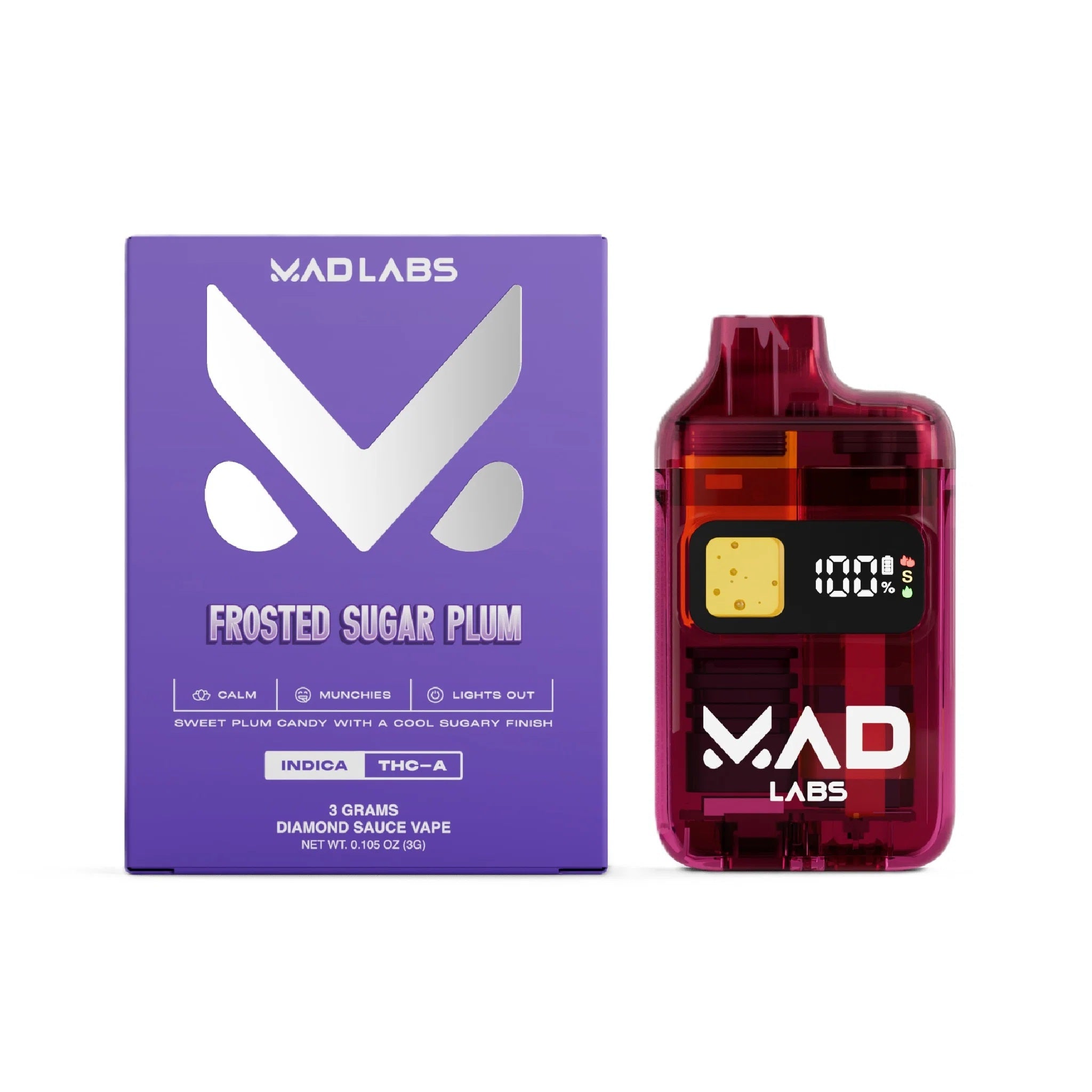 MAD Labs Diamond Sauce THC-A Device - 3000mg - Image 2