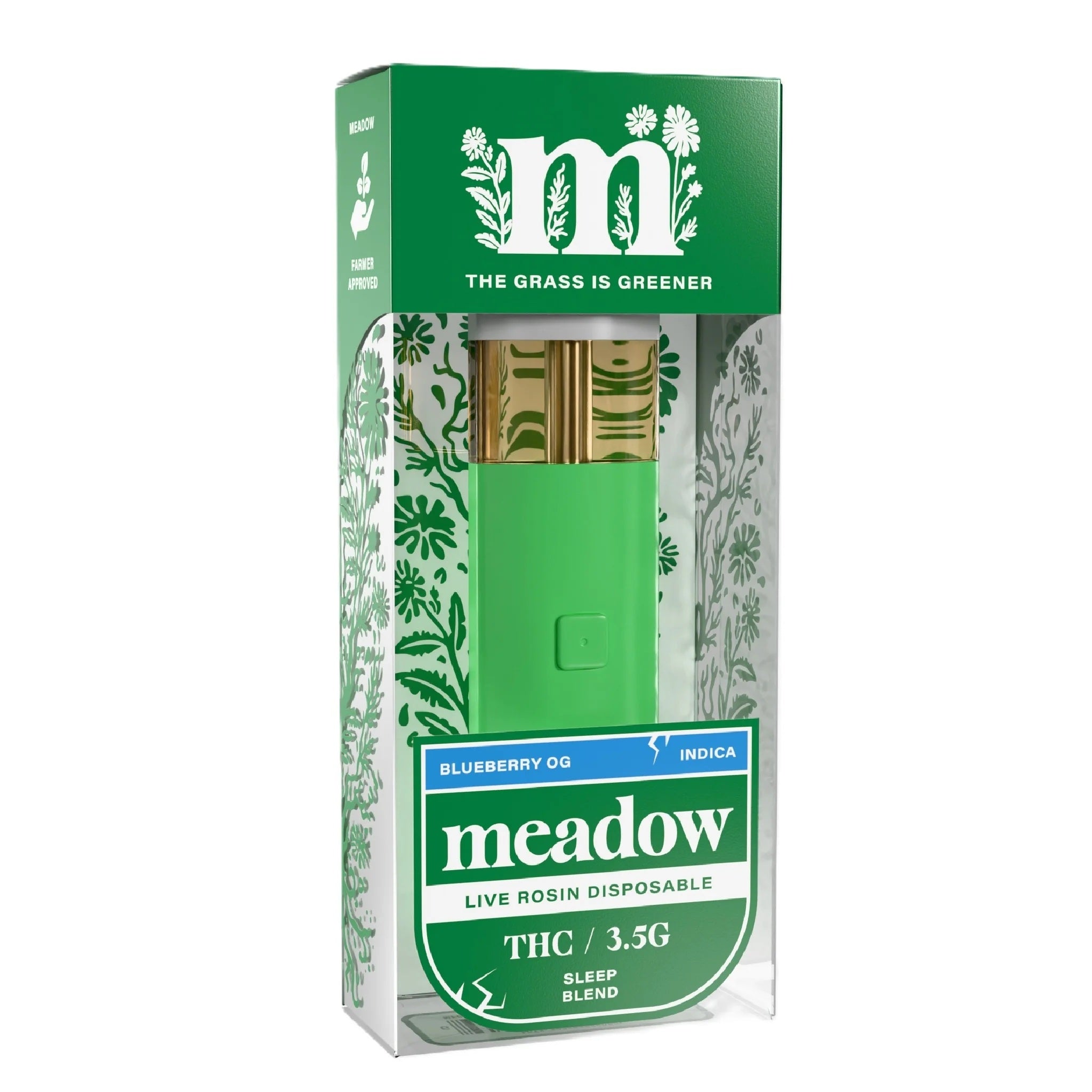 Meadow Effective Base THC Live Rosin Device - 3500mg - Image 6
