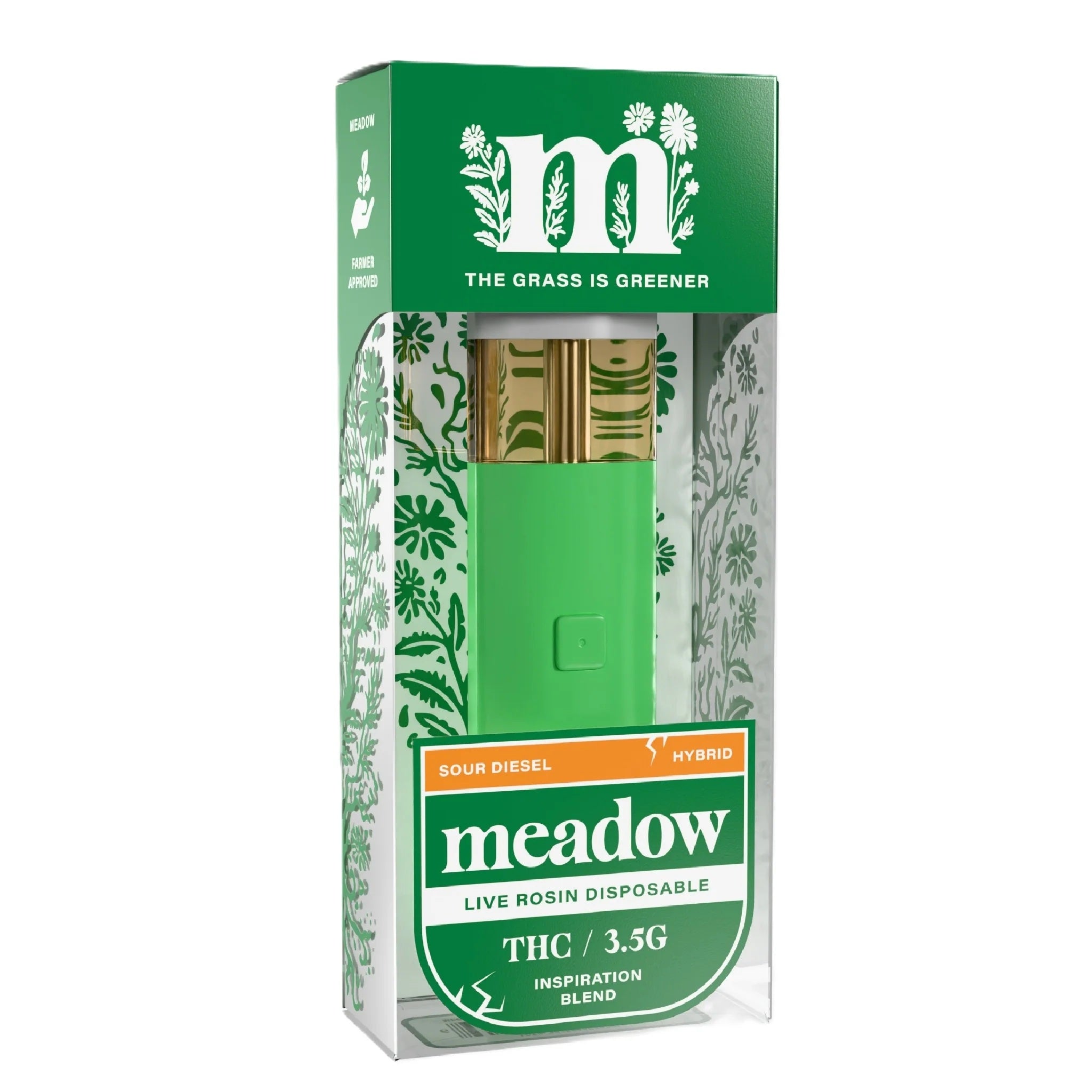 Meadow Effective Base THC Live Rosin Device - 3500mg - Image 5