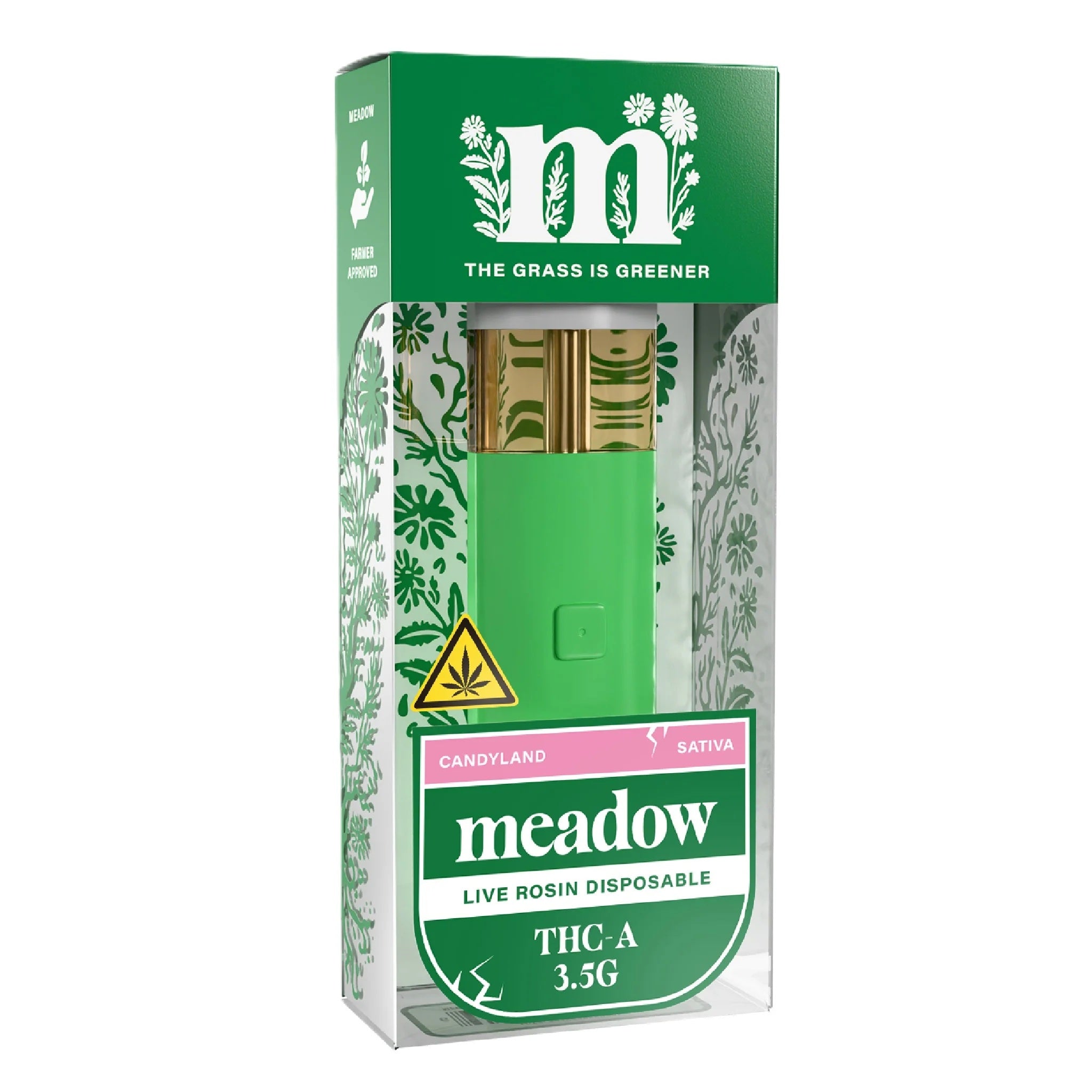 Meadow THC-A Live Rosin Device - 3500mg - Image 3