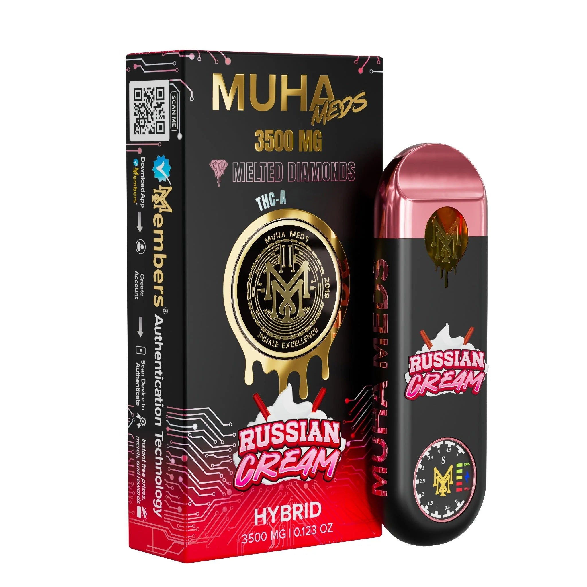 Muha Meds Melted Diamonds THC-A New Gen 3 Unit - 3500mg - Image 3