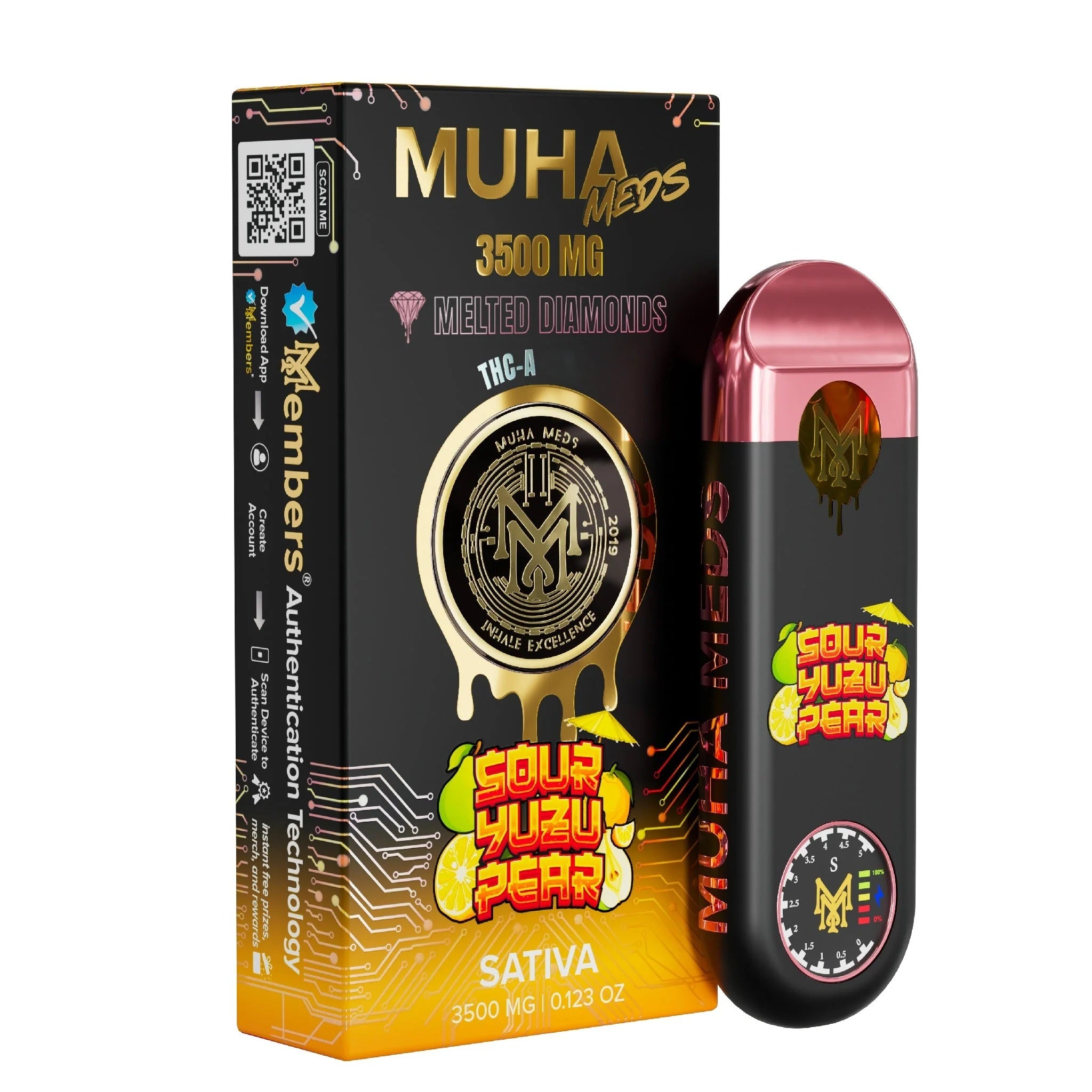 Muha Meds Melted Diamonds THC-A New Gen 3 Unit - 3500mg - Image 5