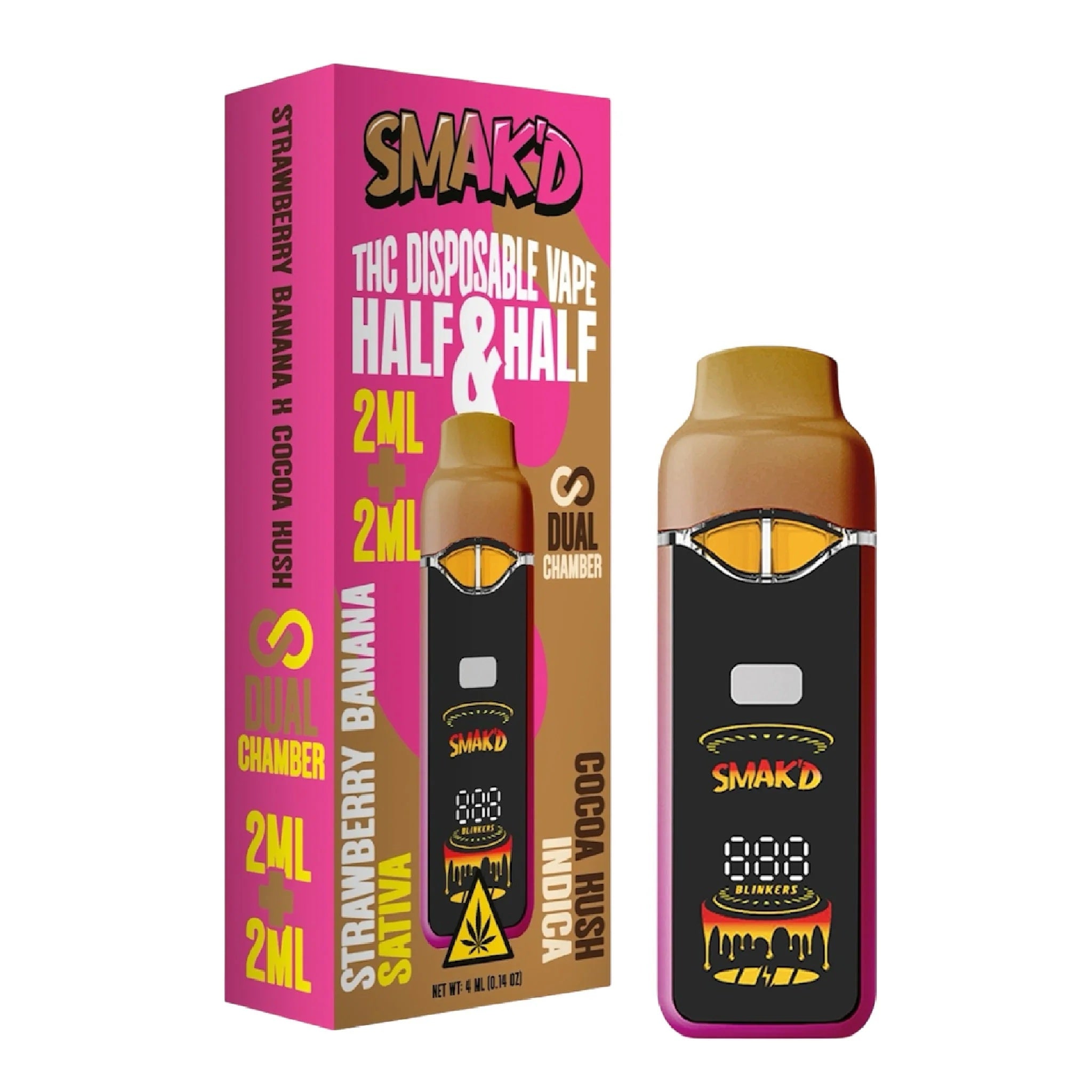 Smakd Half & Half Live Resin THC Dual Unit - 4000mg - Image 6