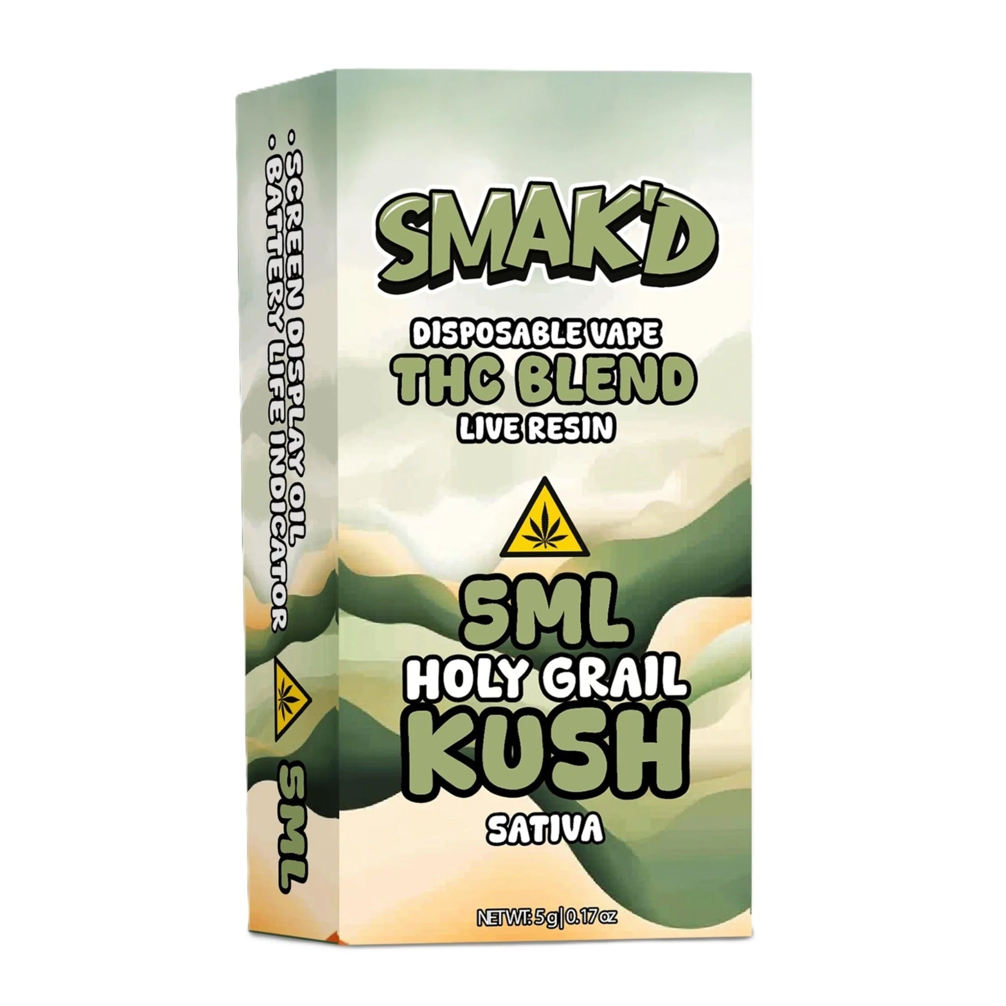 Smakd THC Blend Live Resin Device- 5000mg - Image 3