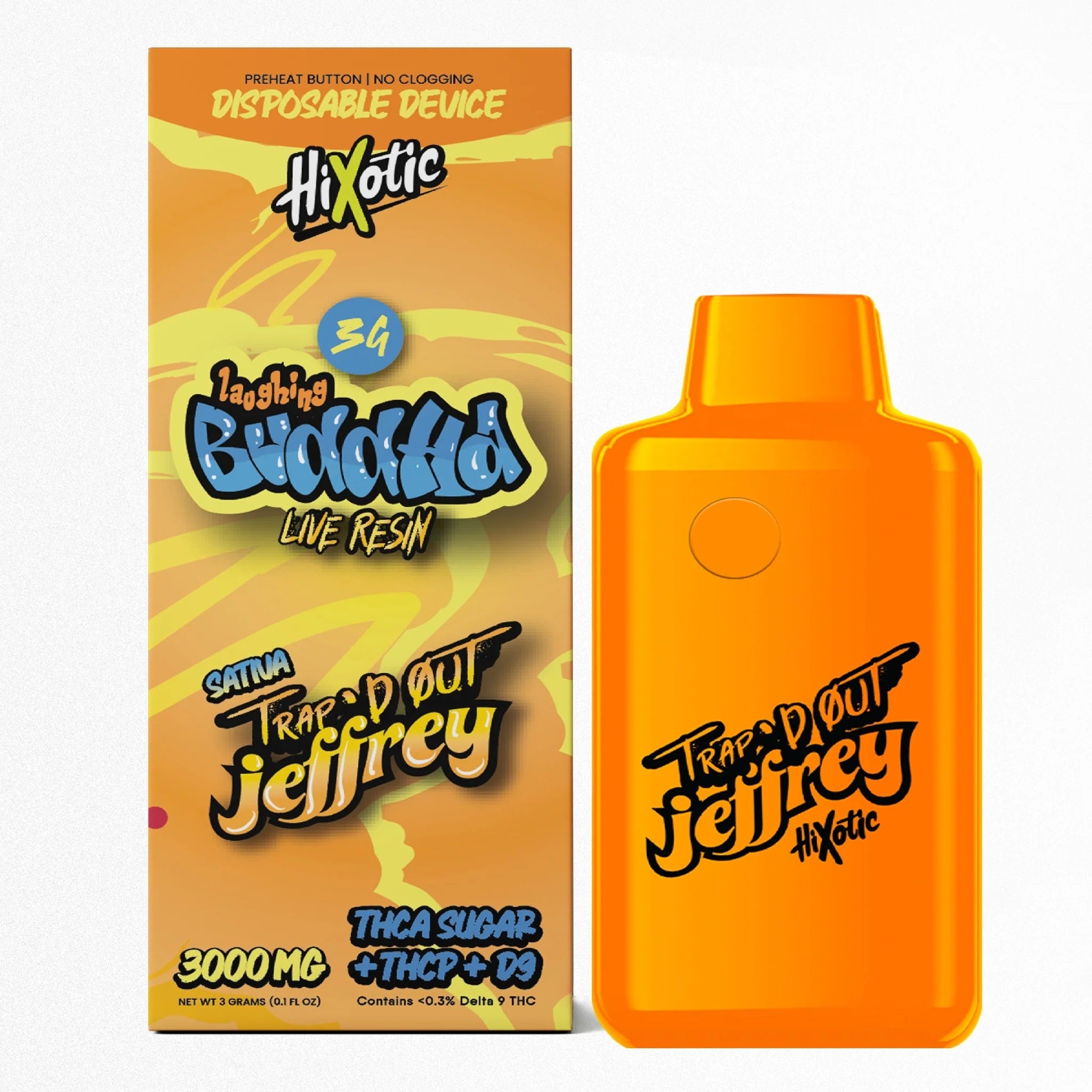 Trapd Out Jeffrey THC-A Sugar Blend Device - 3000mg - Image 7