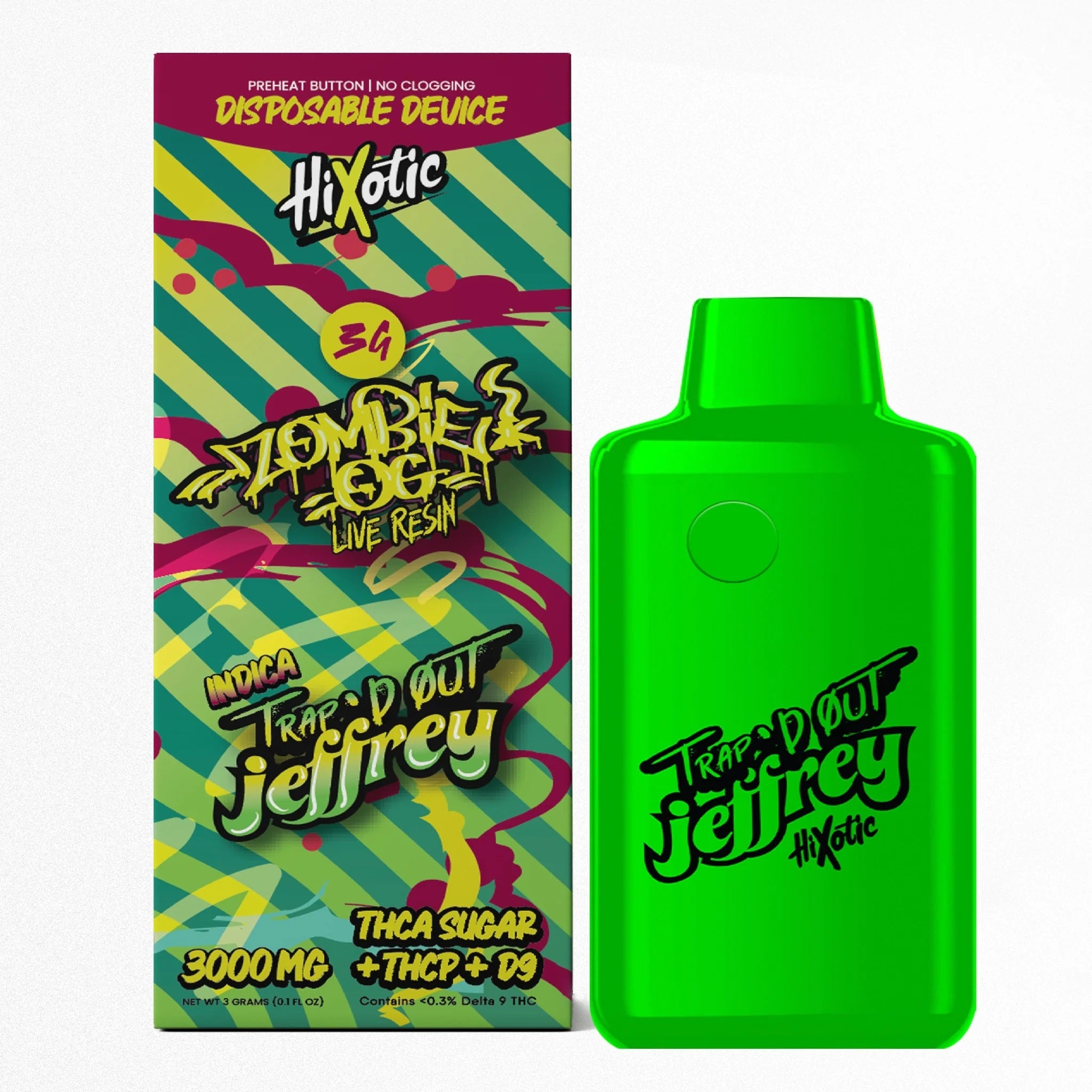 Trapd Out Jeffrey THC-A Sugar Blend Device - 3000mg - Image 6