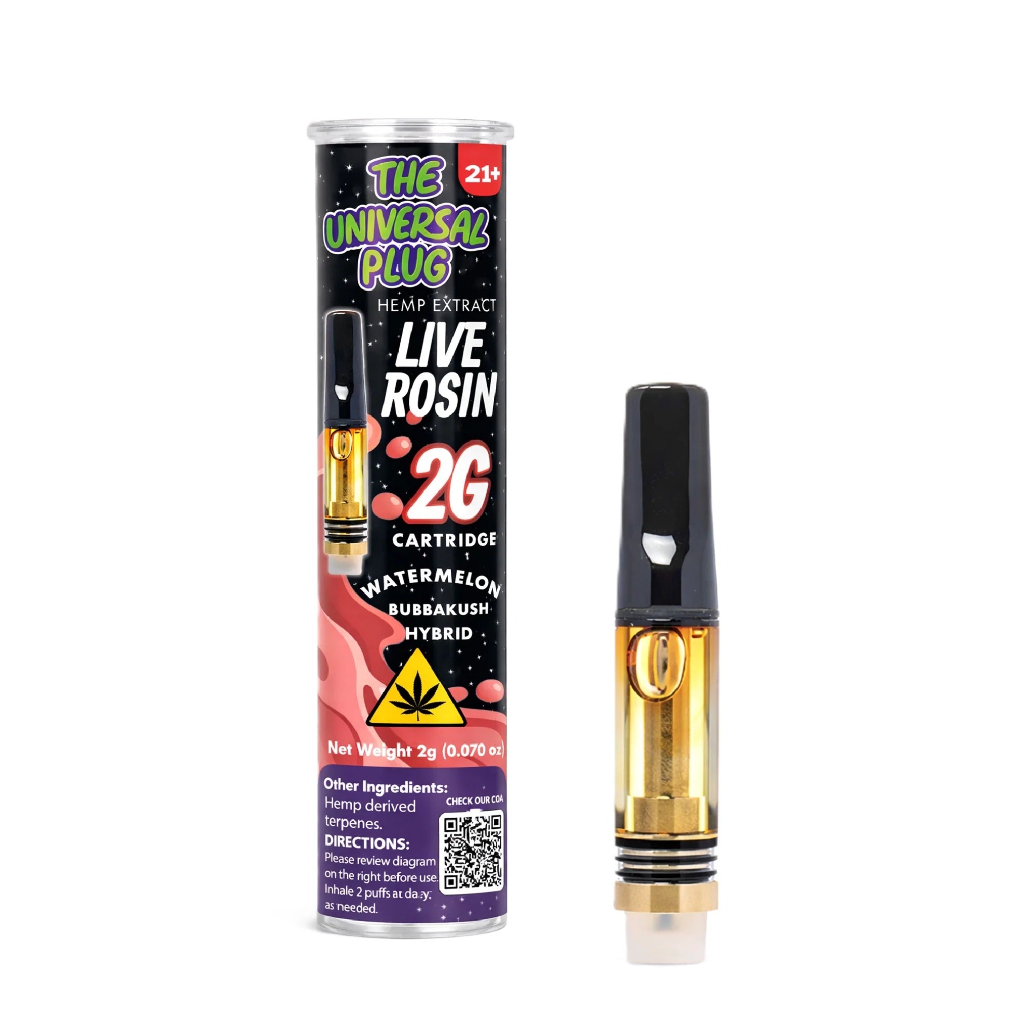 Universal Plug THC Live Rosin Unit - 2000mg - Image 3